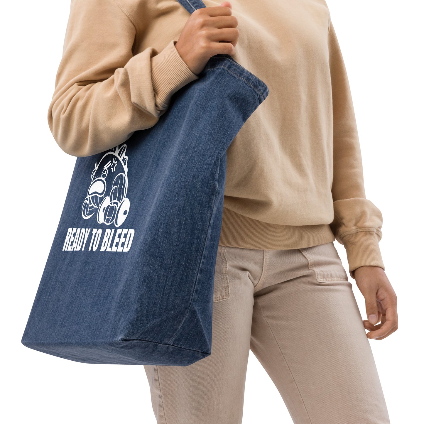 Organic denim tote bag RTB