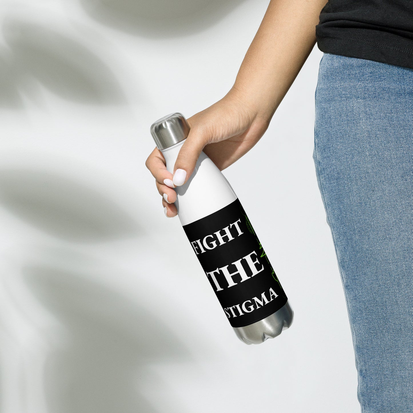 Stainless Steel Water Bottle "Fight The Stigma"