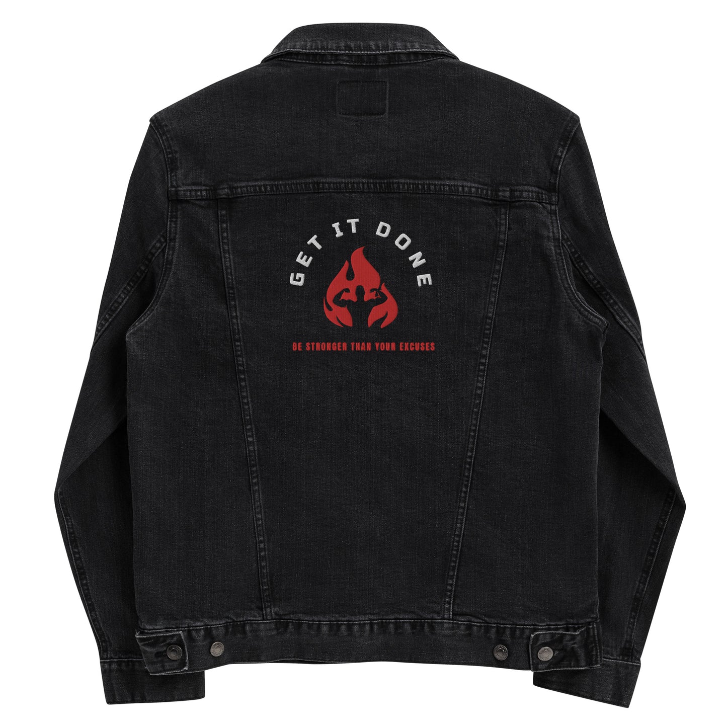 Unisex denim jacket "Get It Done"