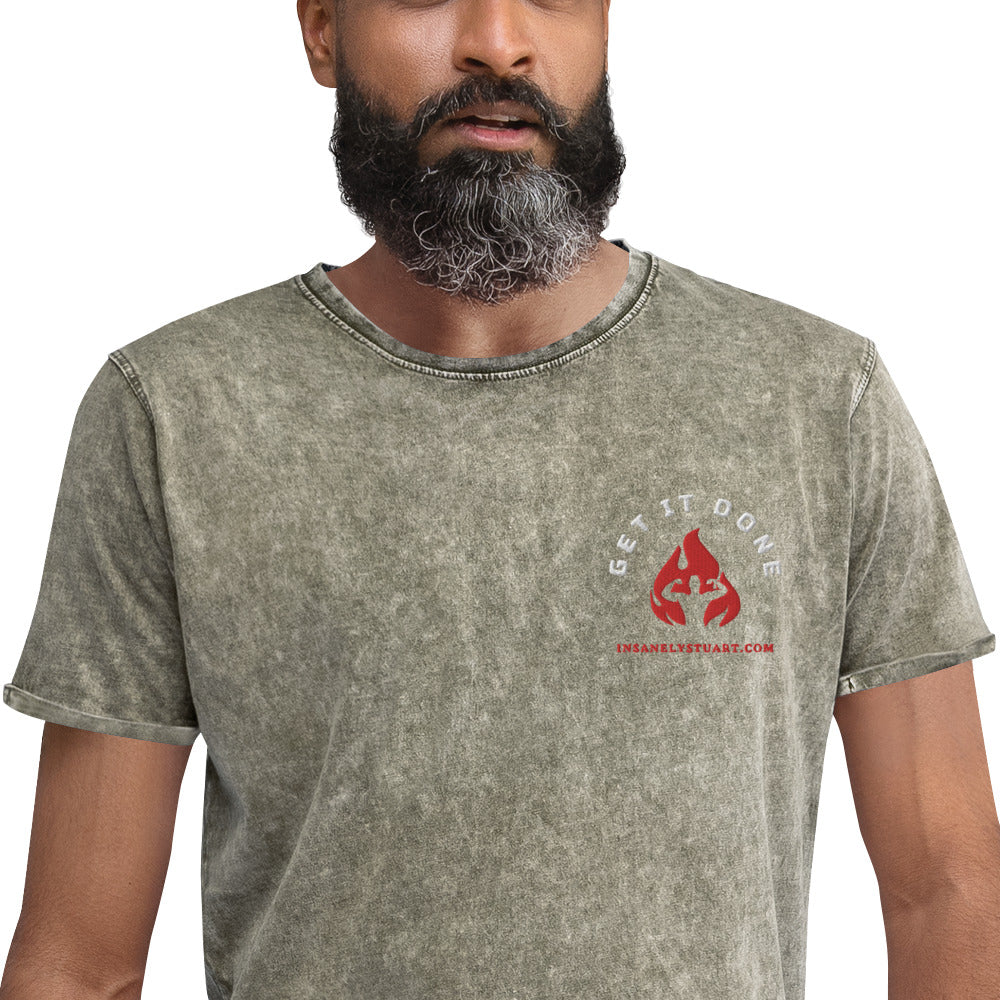 Denim T-Shirt "Get It Done"
