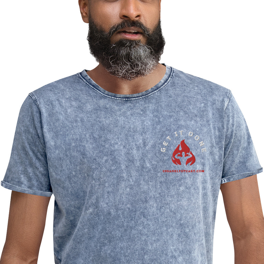 Denim T-Shirt "Get It Done"