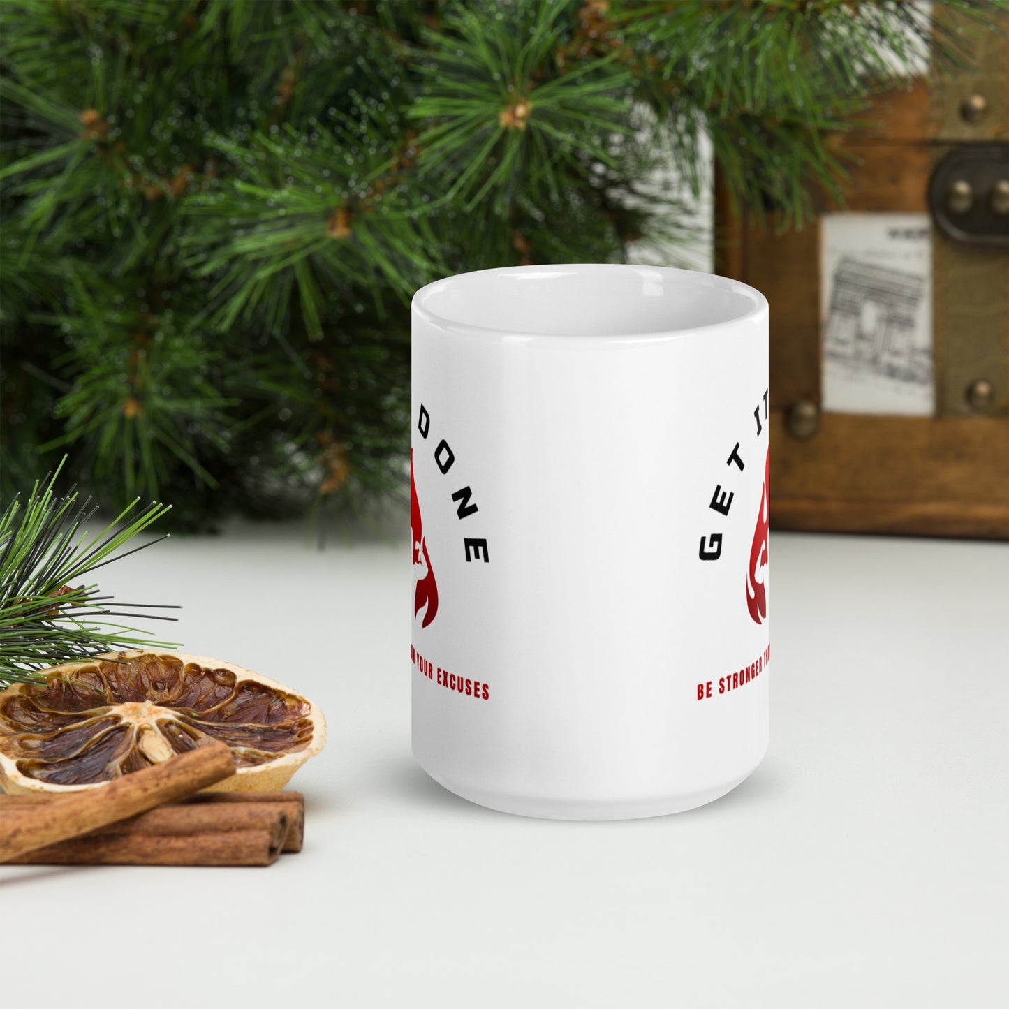 White glossy mug "Get It Done"