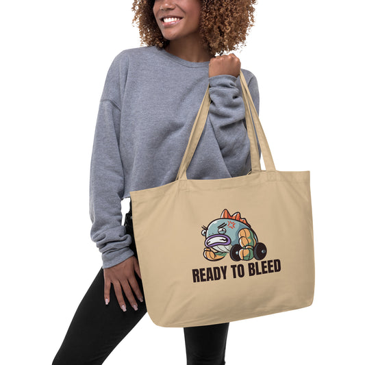 Large organic tote bag RTB