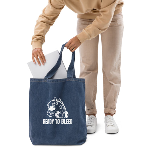 Organic denim tote bag RTB