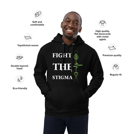 Premium eco hoodie "Fight The Stigma"